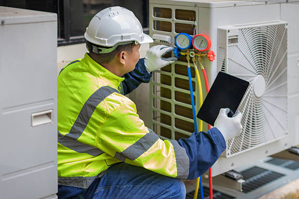 Professional Air Duct Cleaning technician working in Coloma, CA